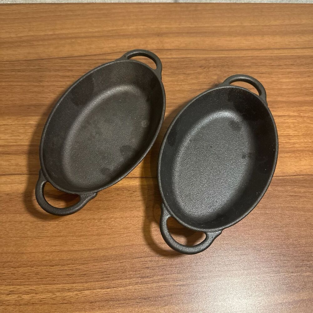 Pioneer Woman 8 Inch Side Dish Cast Iron Pans - Set of 2